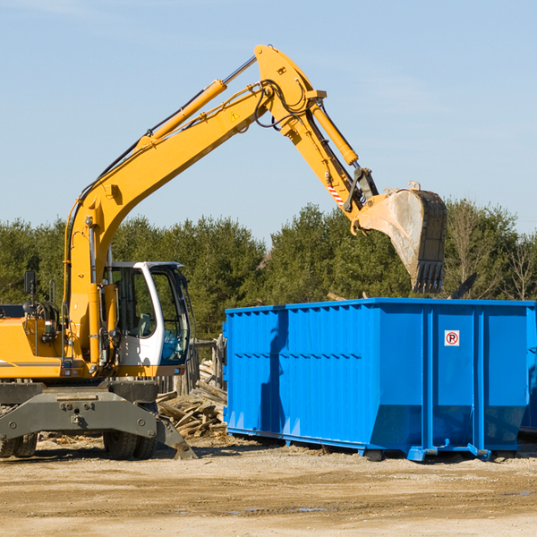 what are the rental fees for a residential dumpster in Economy Indiana